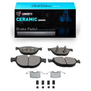 Jaguar XJ Brake Pads - Front - R1 Concepts - Ceramic - `10-`24